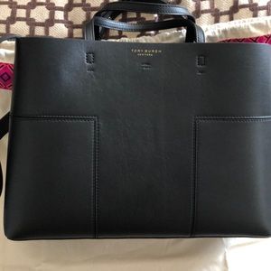 Tory Burch Block-T Triple Compartment Tote
